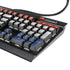 Dominican Republic Flag Faded K95 RGB PLATINUM Mechanical Gaming Keyboard Skin